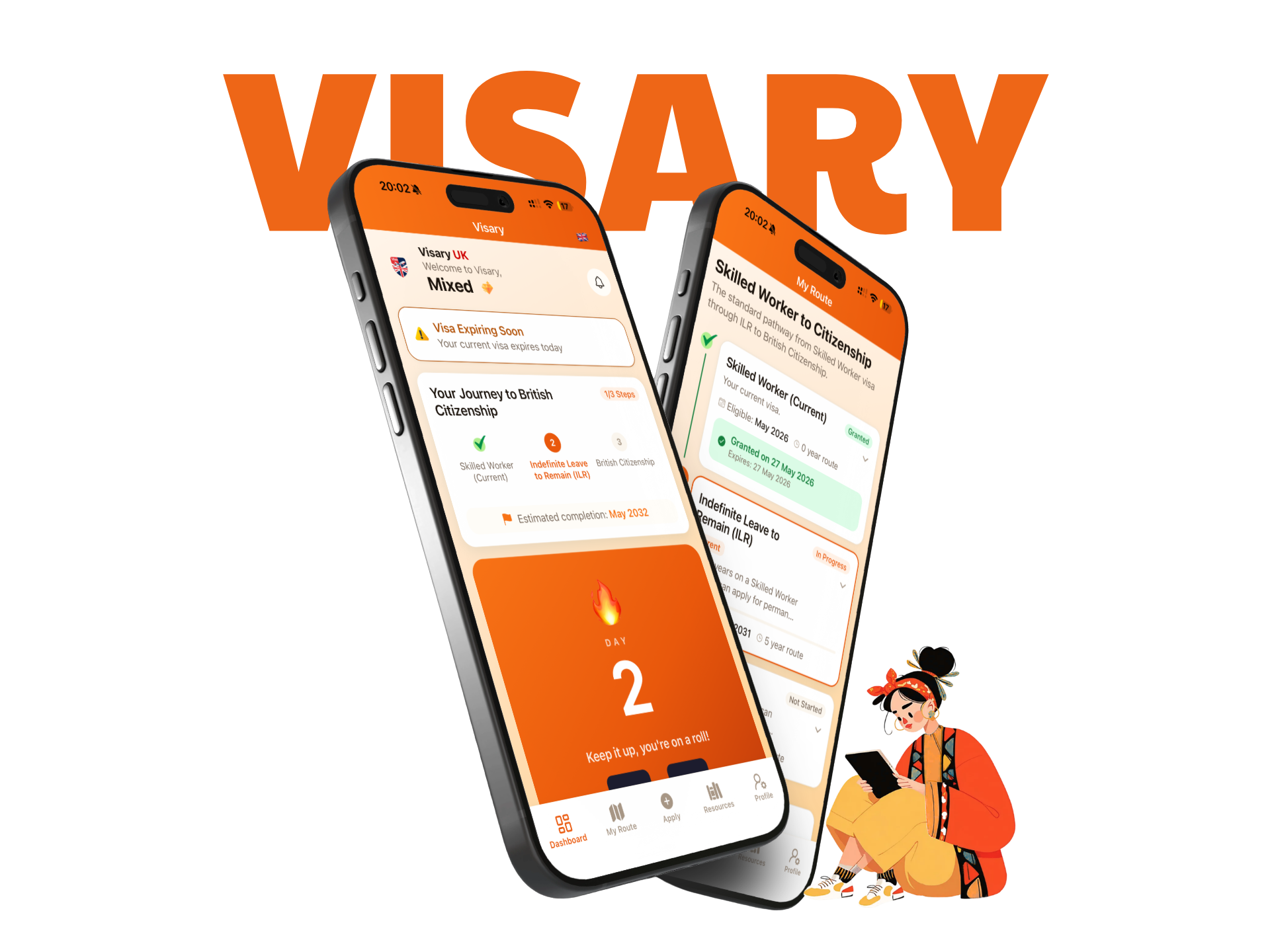 Visary — available on iOS and Android